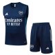 Debardeur Short Arsenal 2025 2026 Bleu Blanc