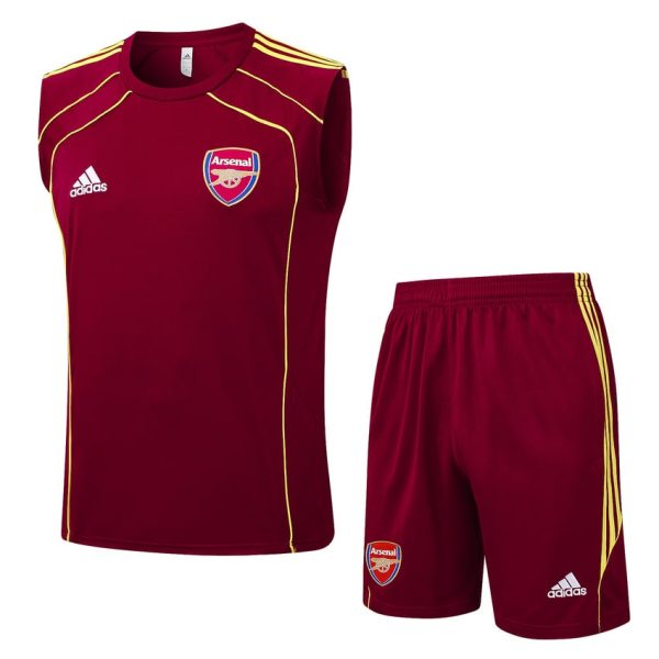 Debardeur Short Arsenal 2025 2026 Rouge Fonc??