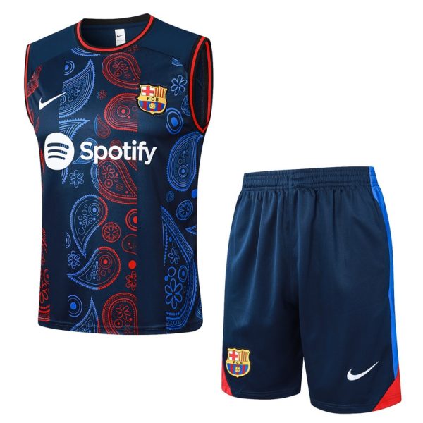 Debardeur Short Barca 2024 2025 Bleu Motif