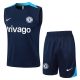 Debardeur Short Chelsea 2024 2025 Bleu Fonc??
