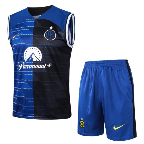 Debardeur Short Inter Milan 2024 2025 Bleu Noir