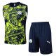 Debardeur Short Manchester City 2024 2025 Jaune Noir