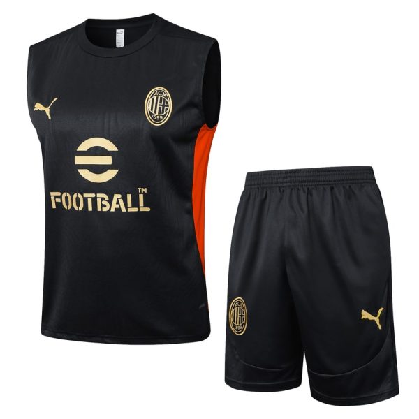 Debardeur Short Milan AC 2024 2025 Noir