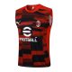 Debardeur Short Milan AC 2024 2025 Rouge Noir - Image 2