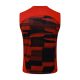 Debardeur Short Milan AC 2024 2025 Rouge Noir - Image 3