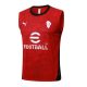 Debardeur Short Milan AC 2025 2026 Rouge Clair - Image 2