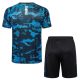 Ensemble Maillot Short Naples 2024 2025 Bleu Noir - Image 4