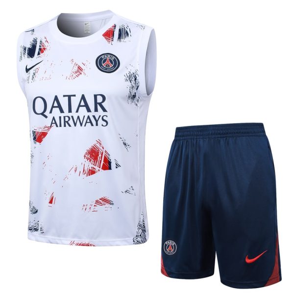 Debardeur Short PSG 2024 2025 Blanc