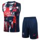Debardeur Short PSG 2024 2025 Bleu Rouge