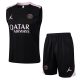 Debardeur Short PSG 2024 2025 Noir Rose