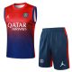 Debardeur Short PSG 2024 2025 Rouge Bleu