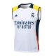 Debardeur Short Real Madrid 2024 2025 Blanc Jaune - Image 2