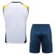 Debardeur Short Real Madrid 2024 2025 Blanc Jaune - Image 4