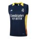 Debardeur Short Real Madrid 2024 2025 Bleu Jaune - Image 2
