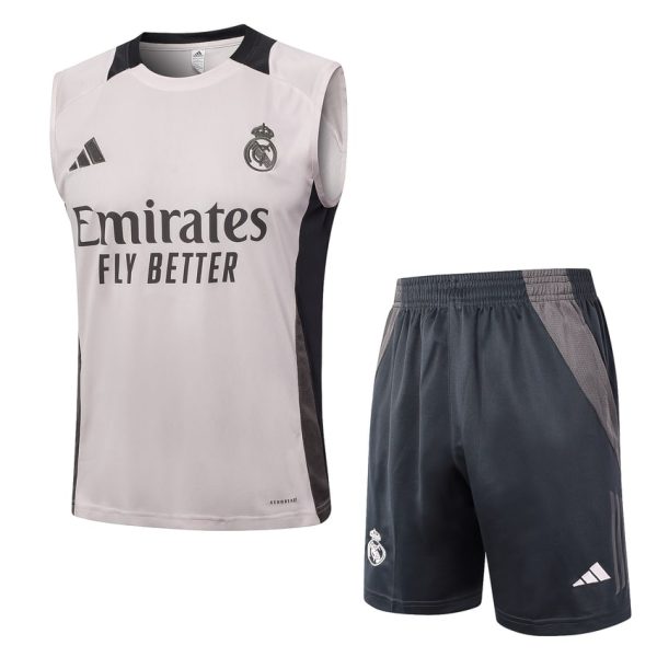 Debardeur Short Real Madrid 2024 2025 Gris Ros??