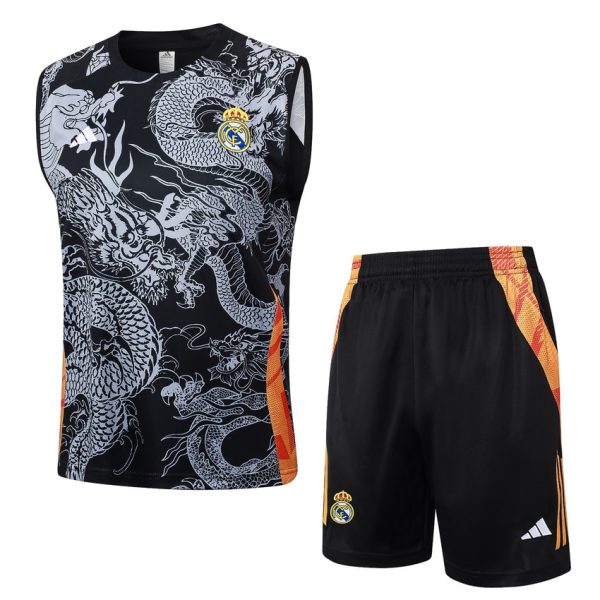 Debardeur Short Real Madrid 2024 2025 Noir Nuit