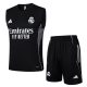 Debardeur Short Real Madrid 2024 2025 Noir Sombre
