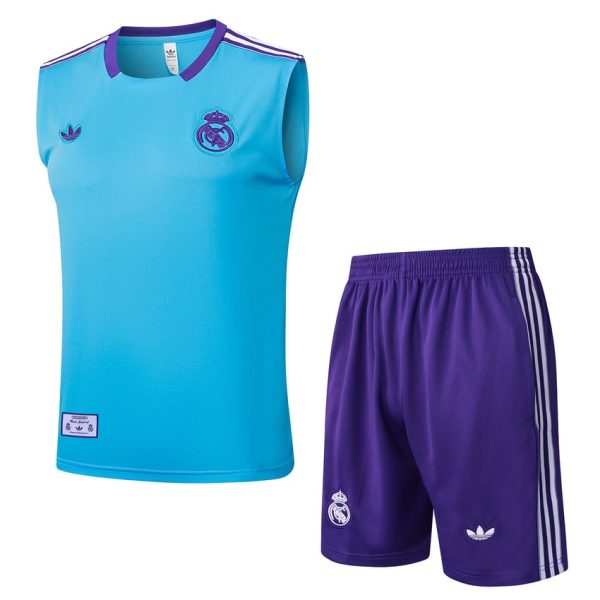 Debardeur Short Real Madrid 2025 2026 Bleu Ciel