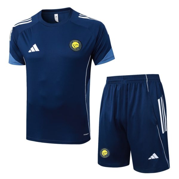 Ensemble Maillot Short Al Nassr 2025 2026 Bleu Sombre