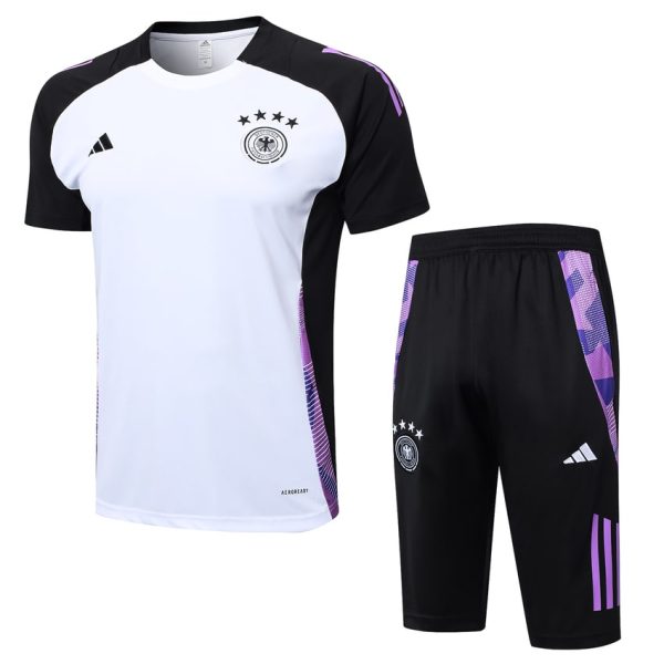 Ensemble Maillot Short Allemagne 2024 2025 Blanc