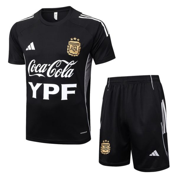 Ensemble Maillot Short Argentine 2025 2026 Noir Nuit