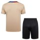 Ensemble Maillot Short Barca 2024 2025 Beige - Image 4