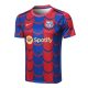 Ensemble Maillot Short Barca 2024 2025 Bleu Rouge - Image 2