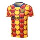Ensemble Maillot Short Barca 2024 2025 Jaune Rouge - Image 2