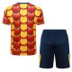 Ensemble Maillot Short Barca 2024 2025 Jaune Rouge - Image 4