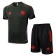 Ensemble Maillot Short Bayern Munich 2025 2026 Noir Sombre