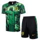 Ensemble Maillot Short Bresil 2024 2025 Vert Motif