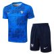 Ensemble Maillot Short Equipe de France 2025 2026 Bleu Clair