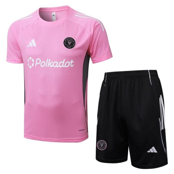 Ensemble Maillot Short Inter Miami 2025 2026 Rose Clair