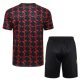 Ensemble Maillot Short Manchester United 2024 2025 Noir Rouge - Image 4