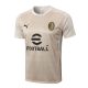 Ensemble Maillot Short Milan AC 2024 2025 Beige - Image 2