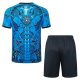 Ensemble Maillot Short Naples 2025 2026 Bleu Motif - Image 4