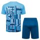 Ensemble Maillot Short OM 2024 2025 Bleu Ciel - Image 4