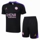 Ensemble Maillot Short PSG 2024 2025 Noir Violet