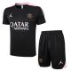 Ensemble Maillot Short PSG 2024 2025 Noir Rose