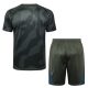Ensemble Maillot Short PSG 2024 2025 Noir Vert - Image 4