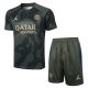 Ensemble Maillot Short PSG 2024 2025 Noir Vert