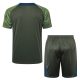 Ensemble Maillot Short PSG 2024 2025 Vert Fonc?? - Image 4