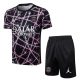 Ensemble Maillot Short PSG 2025 2026 Noir Rose