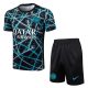 Ensemble Maillot Short PSG 2025 2026 Noir Bleu Ciel