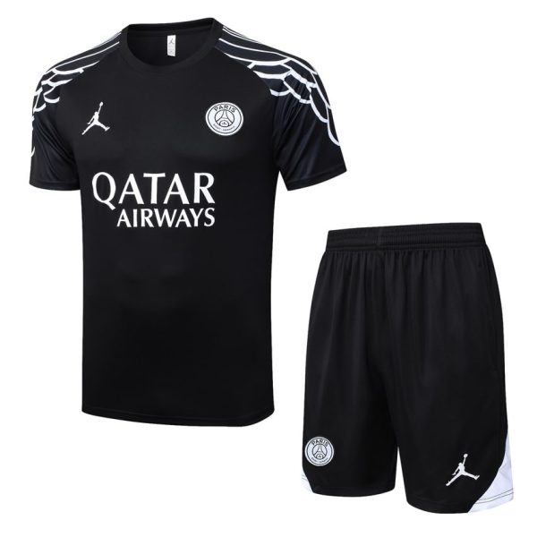Ensemble Maillot Short PSG 2025 2026 Noir Nuit
