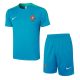 Ensemble Maillot Short Portugal 2024 2025 Bleu Ciel