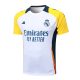 Ensemble Maillot Short Real Madrid 2024 2025 Blanc Jaune - Image 2