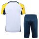Ensemble Maillot Short Real Madrid 2024 2025 Blanc Jaune - Image 4