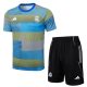 Ensemble Maillot Short Real Madrid 2025 2026 Bleu Vert