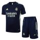 Ensemble Maillot Short Real Madrid 2025 2026 Bleu Sombre